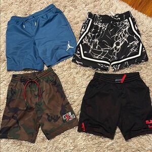 Nike Athletic Shorts Collection - Blue, Black, Camo